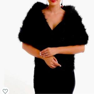 Wrap- luxurious faux fur scarf wrap